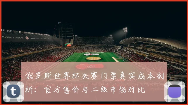 俄罗斯世界杯决赛门票真实成本剖析：官方售价与二级市场对比